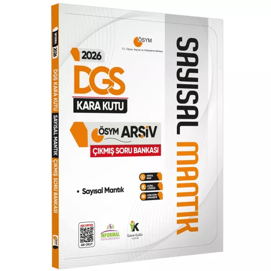 2026 DGS SAYISAL MANTIK Kara Kutu ÖSYM Çıkmış Soru Havuzu Bankası Konu Özetli Dijital Çözümlü