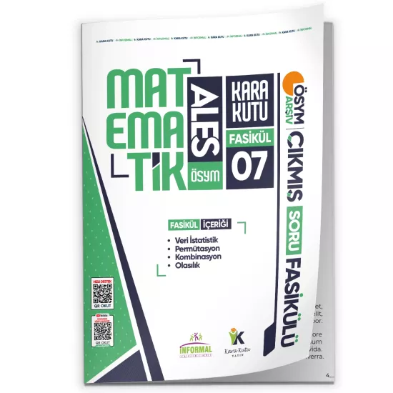 2026 ALES Matematik Kara Kutu 7.Fasikül ÖSYM Çıkmış Soru Bankası PERMUTASYON-OLASILIK Modüler Set