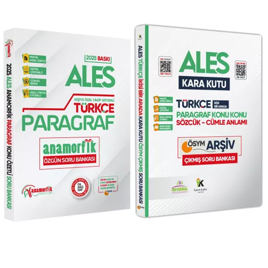 ALES Türkçe Özgün Asimetrik Paragraf-Çıkmış Konu Konu Paragraf Soru Bankası Konu Özetli Çözümlü
