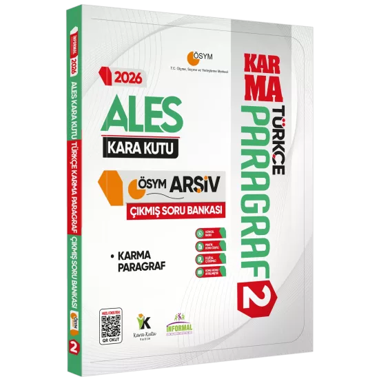 2026 ALES Türkçenin Kara Kutusu PARAGRAF 2 KARMA ÖSYM Çıkmış Soru Bankası Konu Özetli Çözümlü