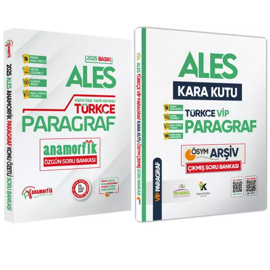 ALES Türkçe Özgün Asimetrik Paragraf-Çıkmış VİP Paragraf Soru Bankası Konu Özetli Çözümlü SB