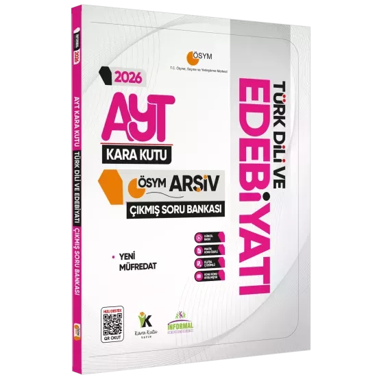 2026 YKS-AYT EDEBİYAT Kara Kutu ÖSYM Çıkmış Soru Havuzu Bankası Konu Özetli Dijital Çözümlü