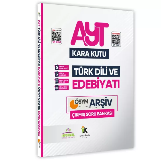 YKS-AYT Edebiyatın Kara Kutusu Konu Özetli Dijital Çözümlü Çıkmış Soru Bankası