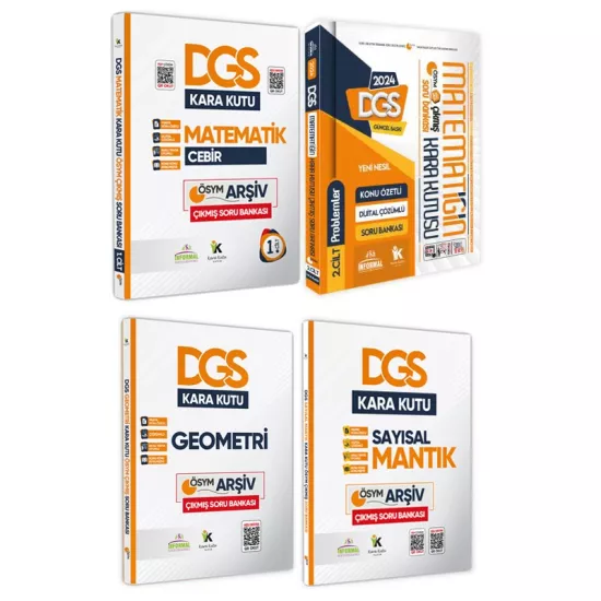 DGS’nin Kara Kutusu SAYISAL PAKET SET Konu Özetli Dijital Çözümlü ÖSYM Arşiv Çıkmış Soru Bankası
