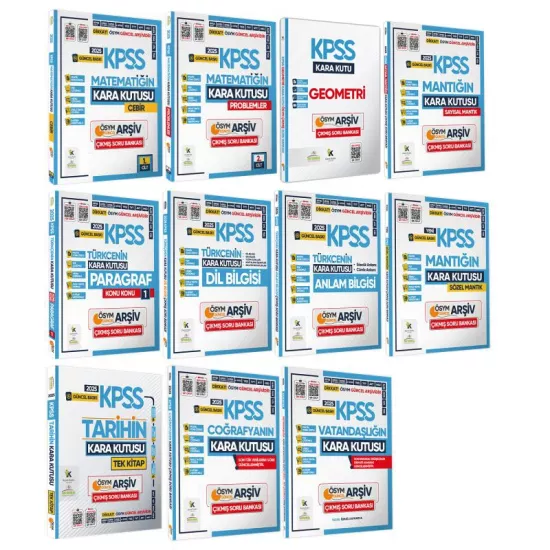 2025 KPSSnin Kara Kutusu Genel Yetenek-Kültür EKONOMİK Set D.Çözümlü Konu Özetli Soru Bankası