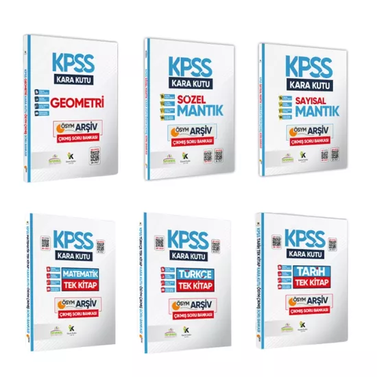 KPSSNİN Kara Kutusu Genel Yetenek Genel Kültür TEK Ekonomik Set Paket Konu Özetli Dijital Çözümlü Çıkmış Soru Bankası