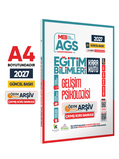 2027 MEB AGS Eğitim Bilimlerinin Kara Kutusu GELİŞİM PSİKOLOJİSİ ÖSYM Çıkmış Soru Bankası Çözümlü