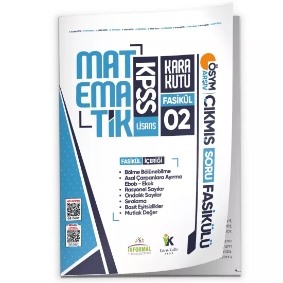 2026 KPSS Matematik Kara Kutu 2.Fasikül ÖSYM Çıkmış Soru BÖLME BÖLÜNEBİLME MUTLAK DEĞER Modüler Set