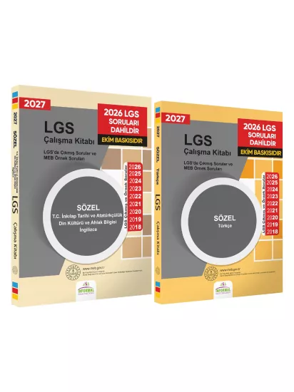 2027 LGS Sözel Çıkmış Sorular Seti - Full Yap!