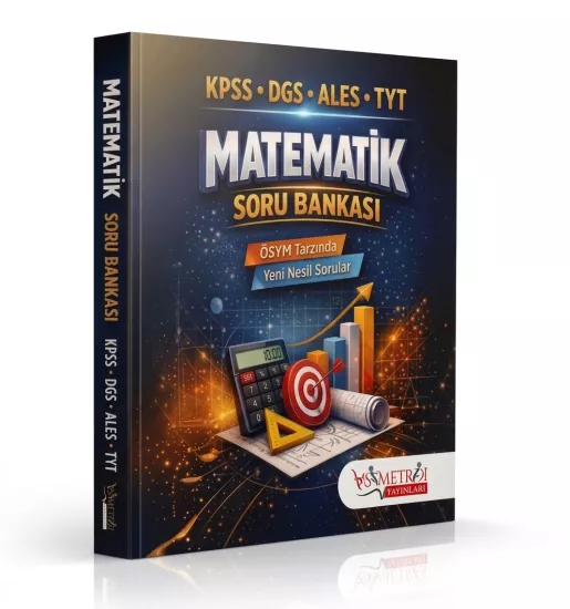 Asimetrik Yayınları KPSS-DGS-ALES-TYT Matematik Soru Bankası(ÖSYM Tarzında Yeni Nesil Sorular)