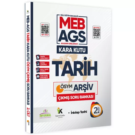 MEB AGS Tarihin Kara Kutusu 2.cilt En Kapsamlı ÖSYM Çıkmış Soru Bankası Konu Özetli Dijital Çözümlü