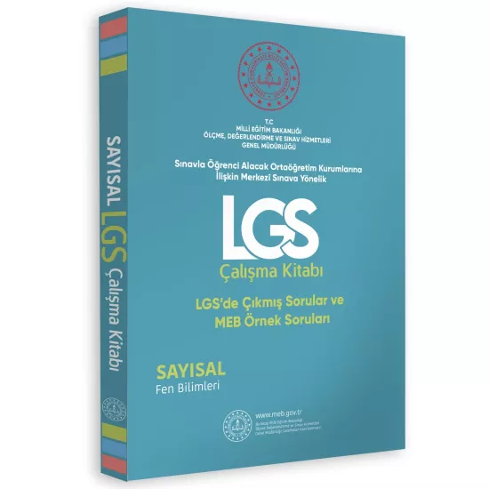 2026 MEB Örnek Soruları LGS Fen Bilimleri Çalışma Kitabı 8.Sınıf RENKLİ Baskı A4 Boyut GÜNCEL