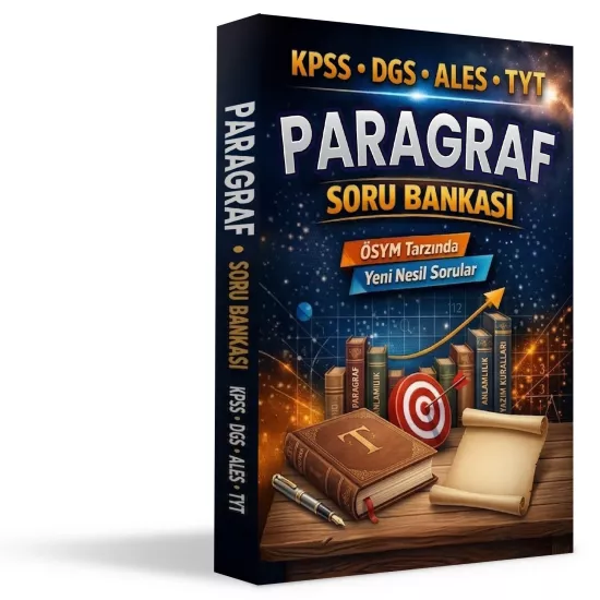 Asimetrik Yayınları KPSS-DGS-ALES-TYT Paragraf Soru Bankası(ÖSYM Tarzında Yeni Nesil Sorular)
