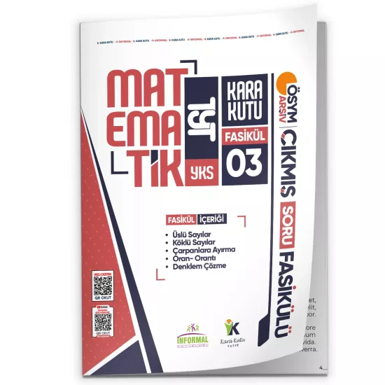 2026 TYT Matematik Kara Kutu 3.Fasikül ÖSYM Çıkmış Soru ÜSLÜ-KÖKLÜ SAYILAR-DENKLEM ÇÖZME ModülerSet