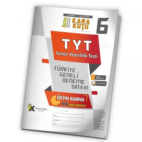 2026 TYT ÖSYM Arşivi Karma Kara Kutu Çıkmış Soru Türkiye Geneli D. Çözümlü Deneme 10/6.Kitapçık