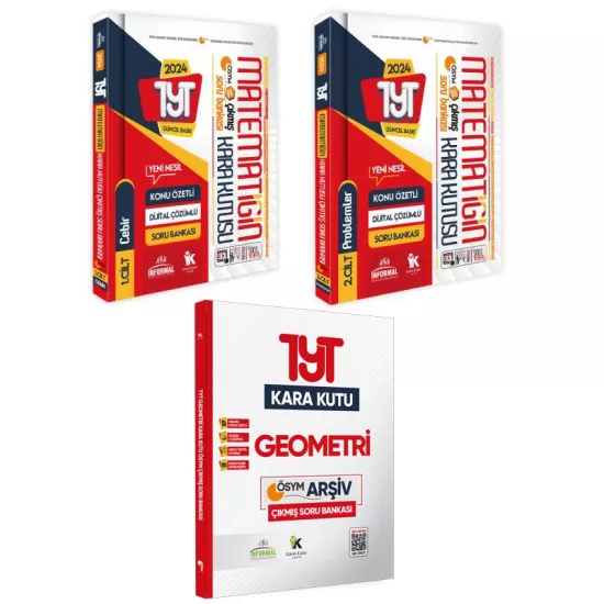 SIFIRDAN YKS-TYT Matematik ve Geometrinin Kara Kutusu Konu Ö. Çözümlü Soru Bankası Altın Set