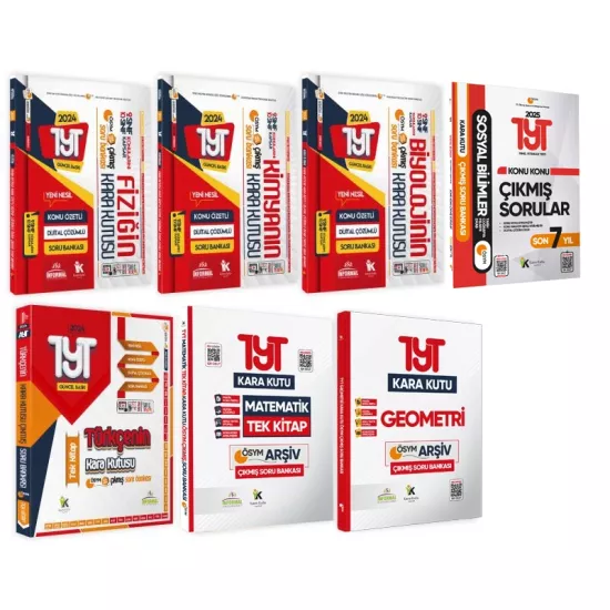 YKS-TYTnin Kara Kutusu SAYISAL EKONOMİK SET PAKET Konu Ö. Dijital Çözümlü Çıkmış Soru Bankası