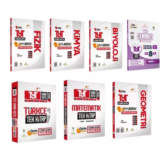2026 YKS-TYTnin Kara Kutusu SAYISAL EKONOMİK SET PAKET Konu Ö. Dijital Çözümlü Çıkmış Soru Bankası