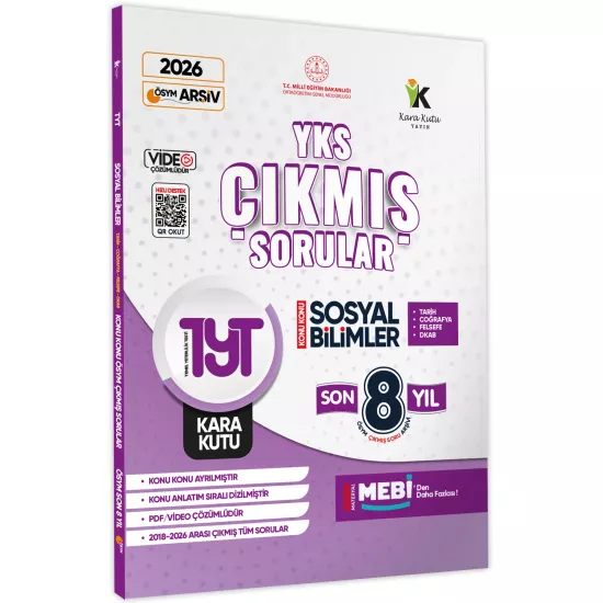 2026 YKS-TYTnin Kara Kutusu SAYISAL EKONOMİK SET PAKET Konu Ö. Dijital Çözümlü Çıkmış Soru Bankası