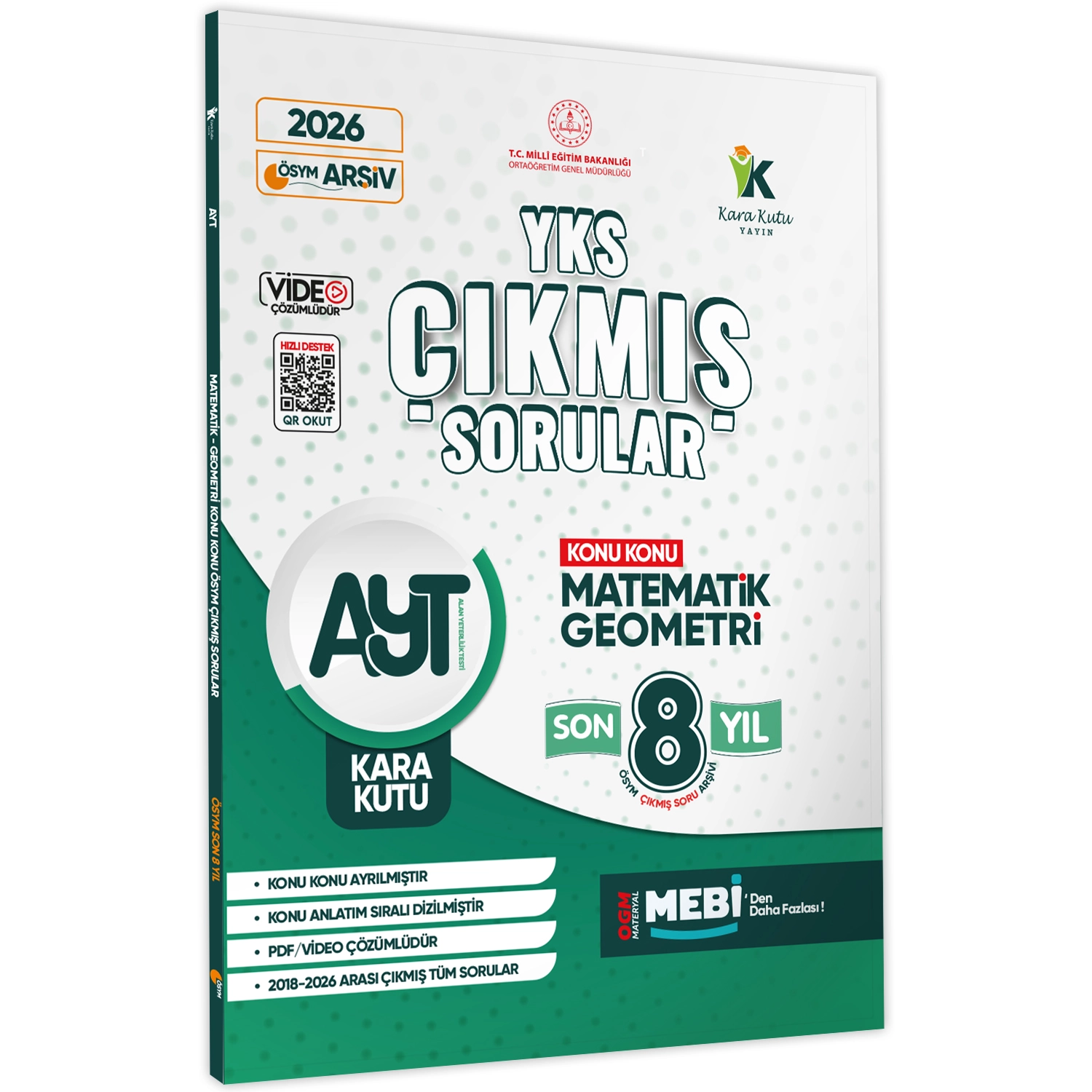 2026 YKS-AYT Matematik-Geometri ÖSYM Çıkmış Soru Bankası Konu Konu Son 8 Yıl Video Çözümlü