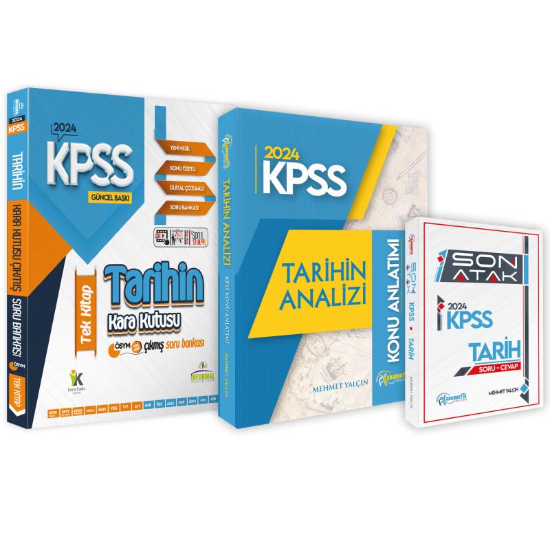 KPSS Tarih 3lü Set Karakutu ve Anamorfik Yayınları Konu Anlatım-Soru Bankası