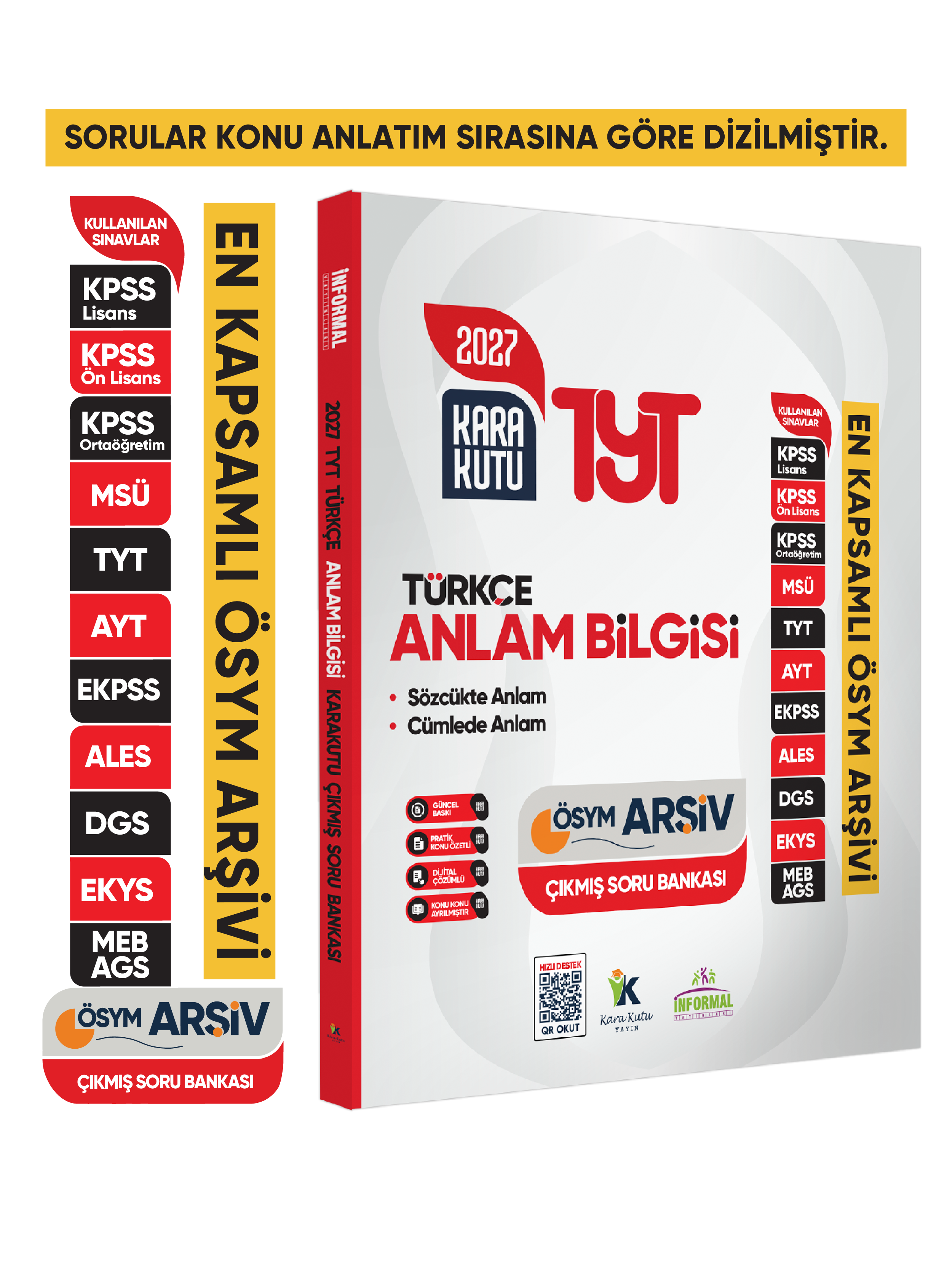 2027 YKS-TYT Türkçenin Kara Kutusu ANLAM BİLGİSİ (Sözcük-Cümle) ÖSYM Çıkmış Çözümlü Soru Bankası