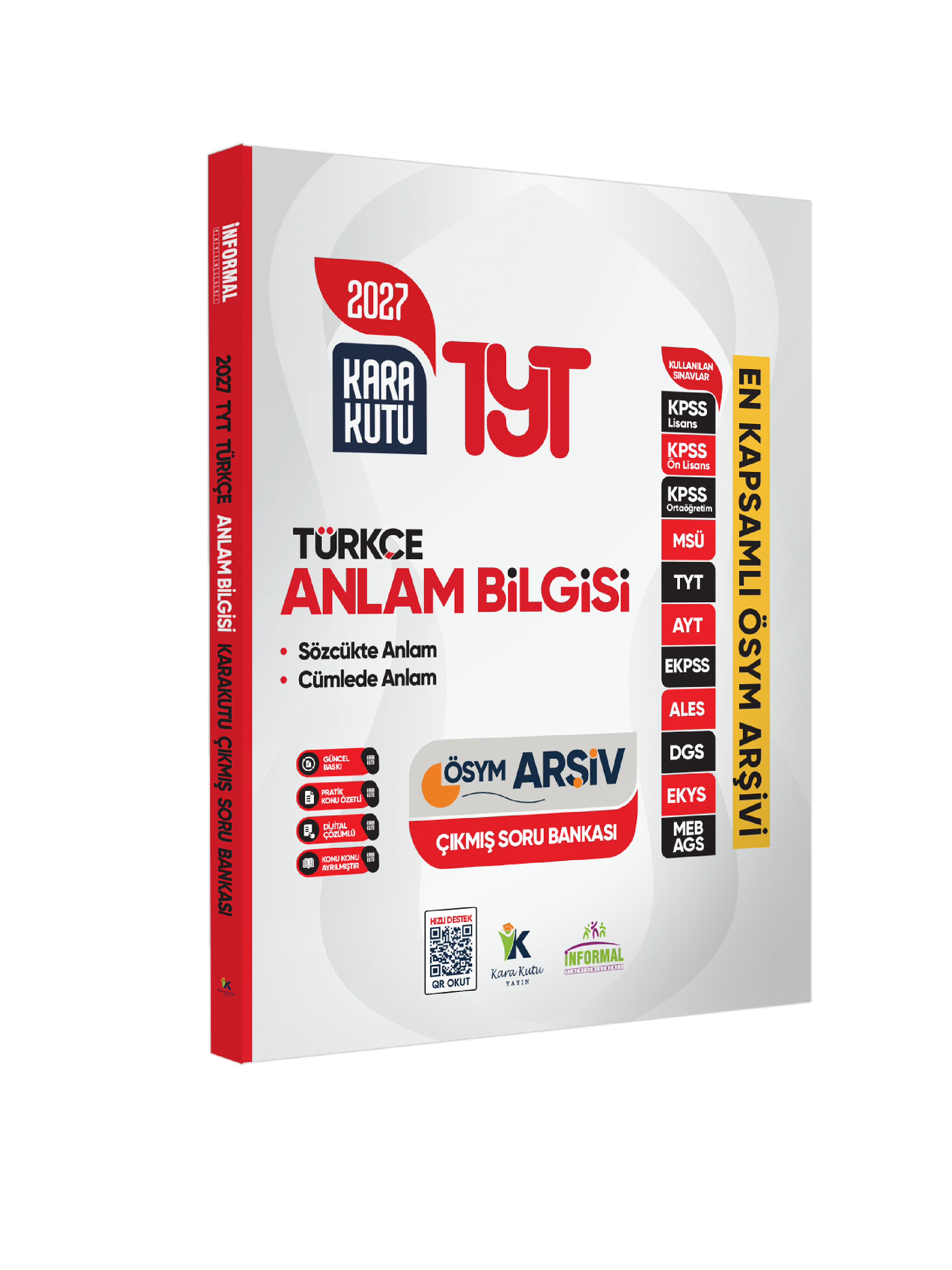 2027 YKS-TYT Türkçenin Kara Kutusu ANLAM BİLGİSİ (Sözcük-Cümle) ÖSYM Çıkmış Çözümlü Soru Bankası