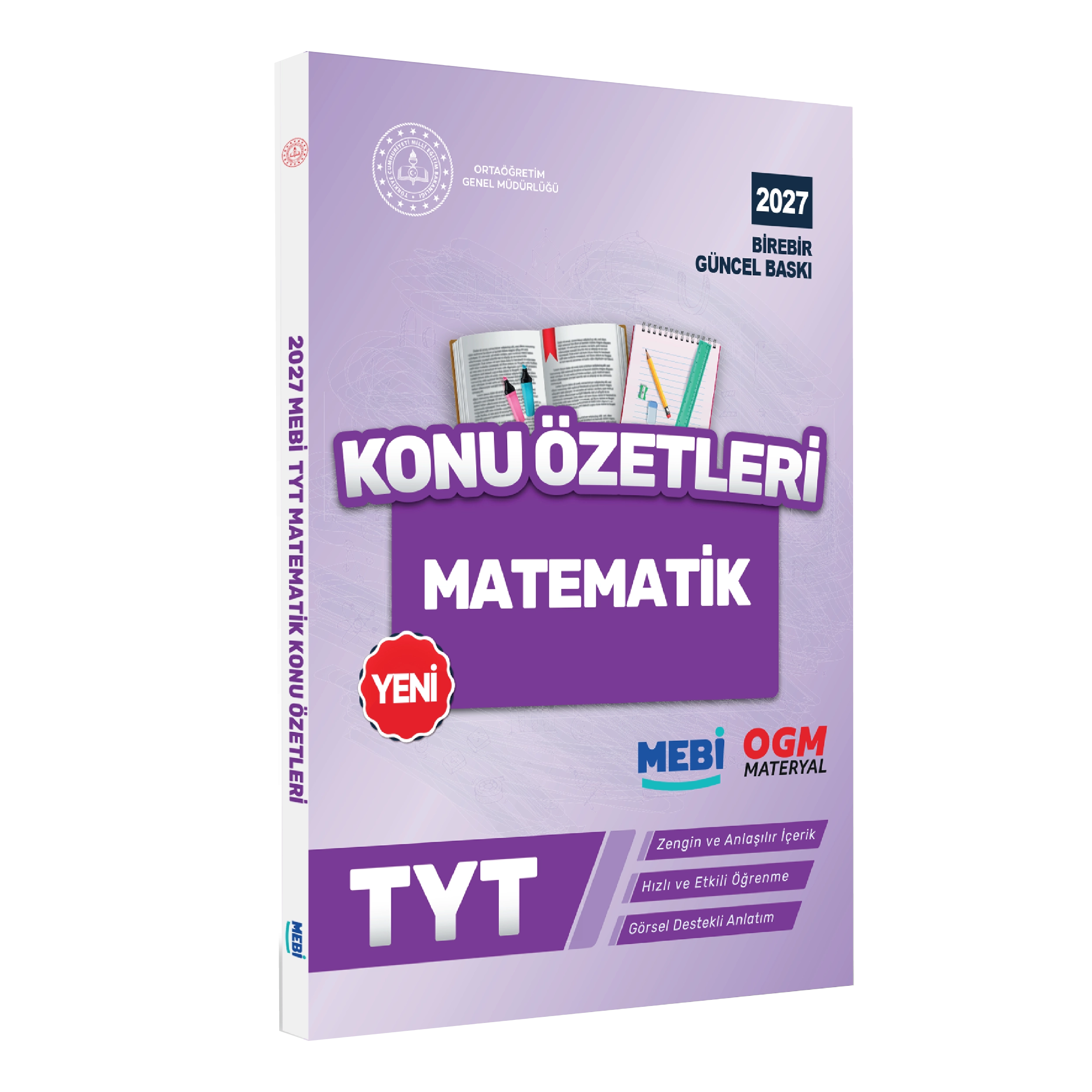 2027 YKS-TYT MEBİ-OGM Matematik Pratik Konu Özet Kitabı RENKLİ A4 Boyut Görsel Destekli BASKI ÜCRETİ
