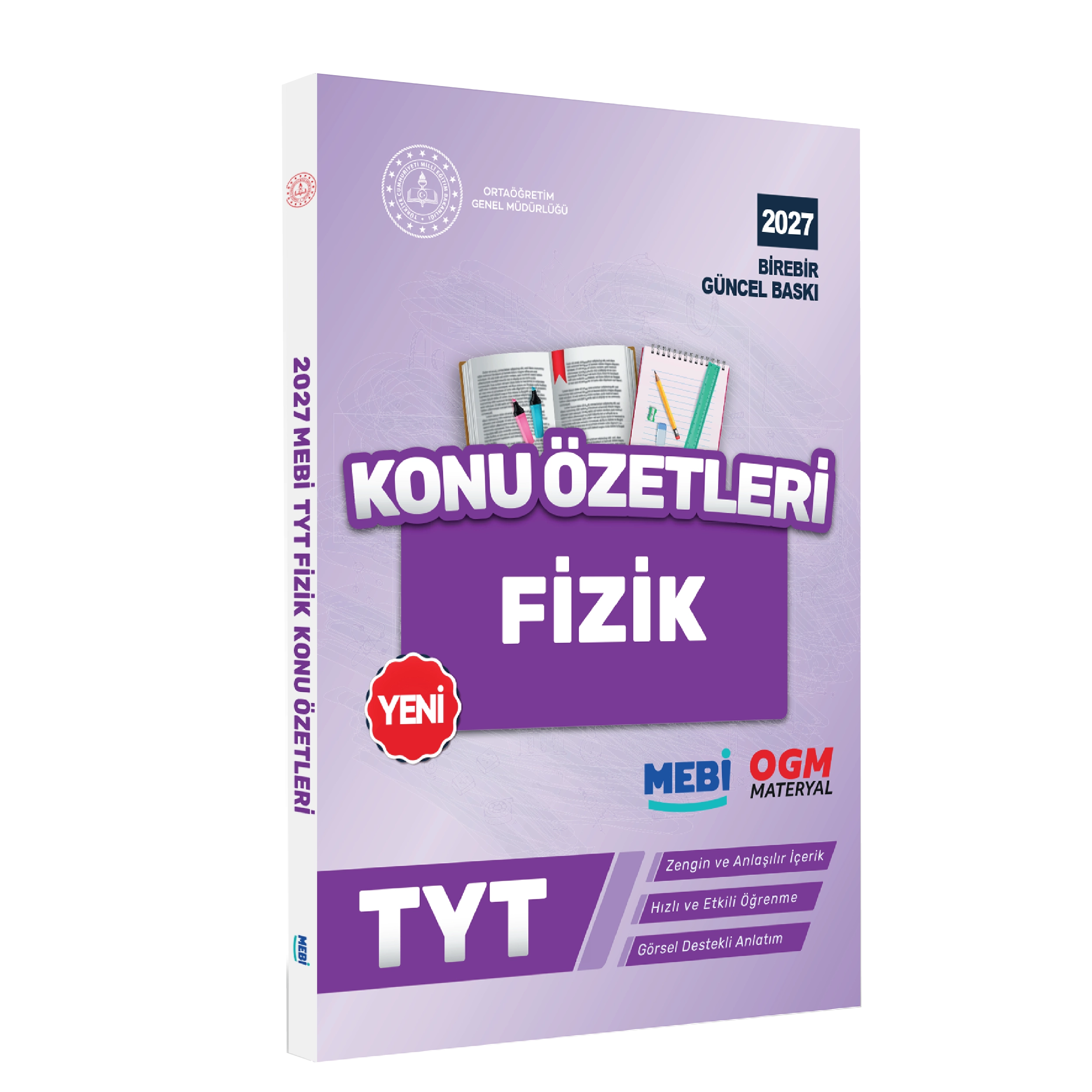 2027 YKS-TYT MEBİ-OGM Fizik Pratik Konu Özet Kitabı RENKLİ A4 Boyut Görsel Destekli BASKI ÜCRETİ