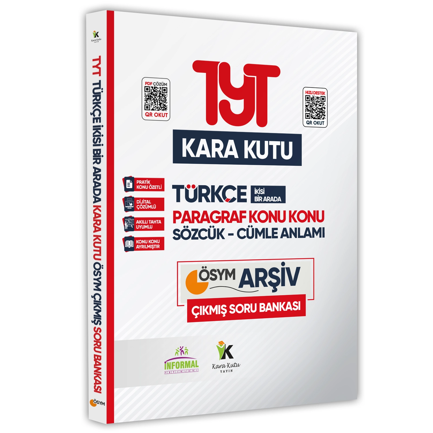 YKS-TYTnin Kara Kutusu TM(EŞİT AĞIRLIK) EKONOMİK SET PAKET Konu Ö.Dijital Çözümlü Soru Bankası