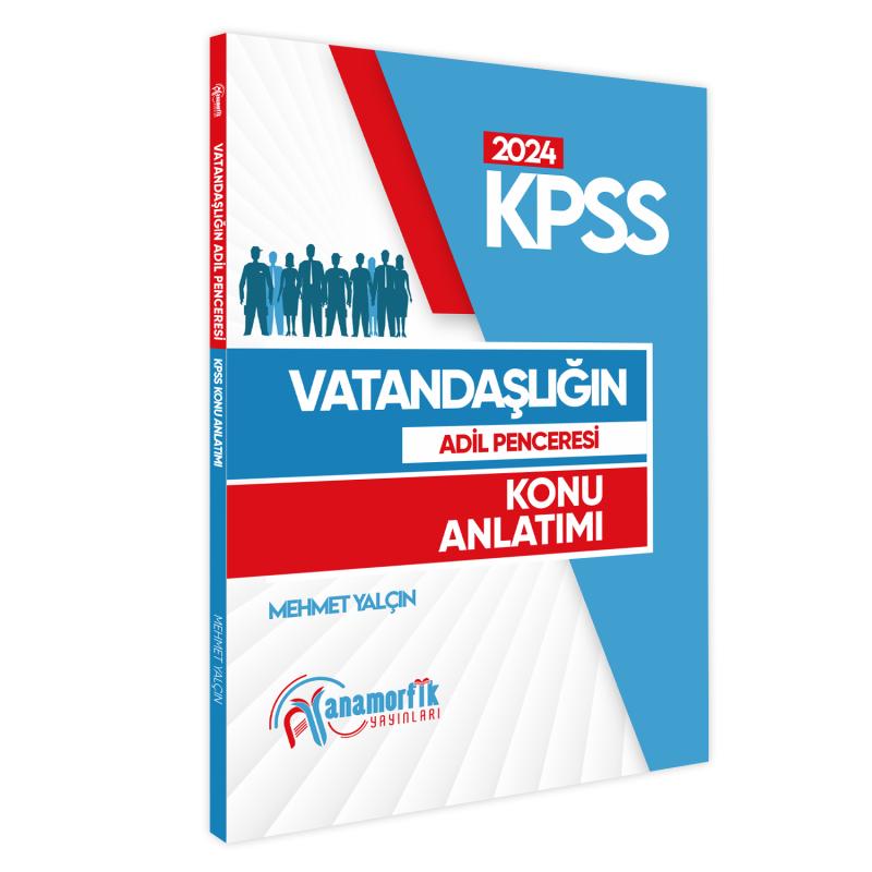 Anamorfik Yayınları KPSS Vatandaşlık Adil Penceresi Görsel Destekli Konu Anlatımı