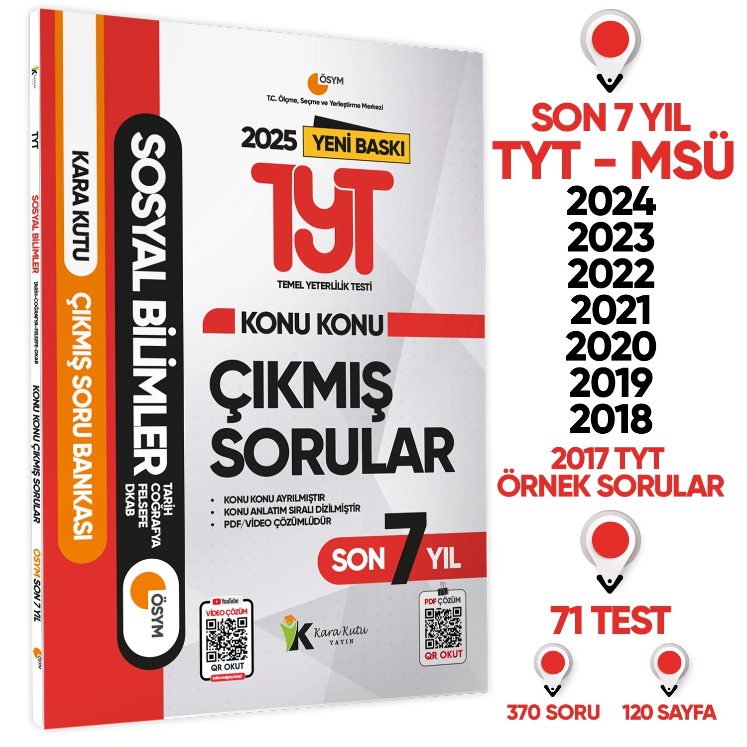 YKS-TYTnin Kara Kutusu TM (EŞİT AĞIRLIK) SÜPER EKONOMİK Paket Konu Ö. Dijital Ç. Soru Bankası
