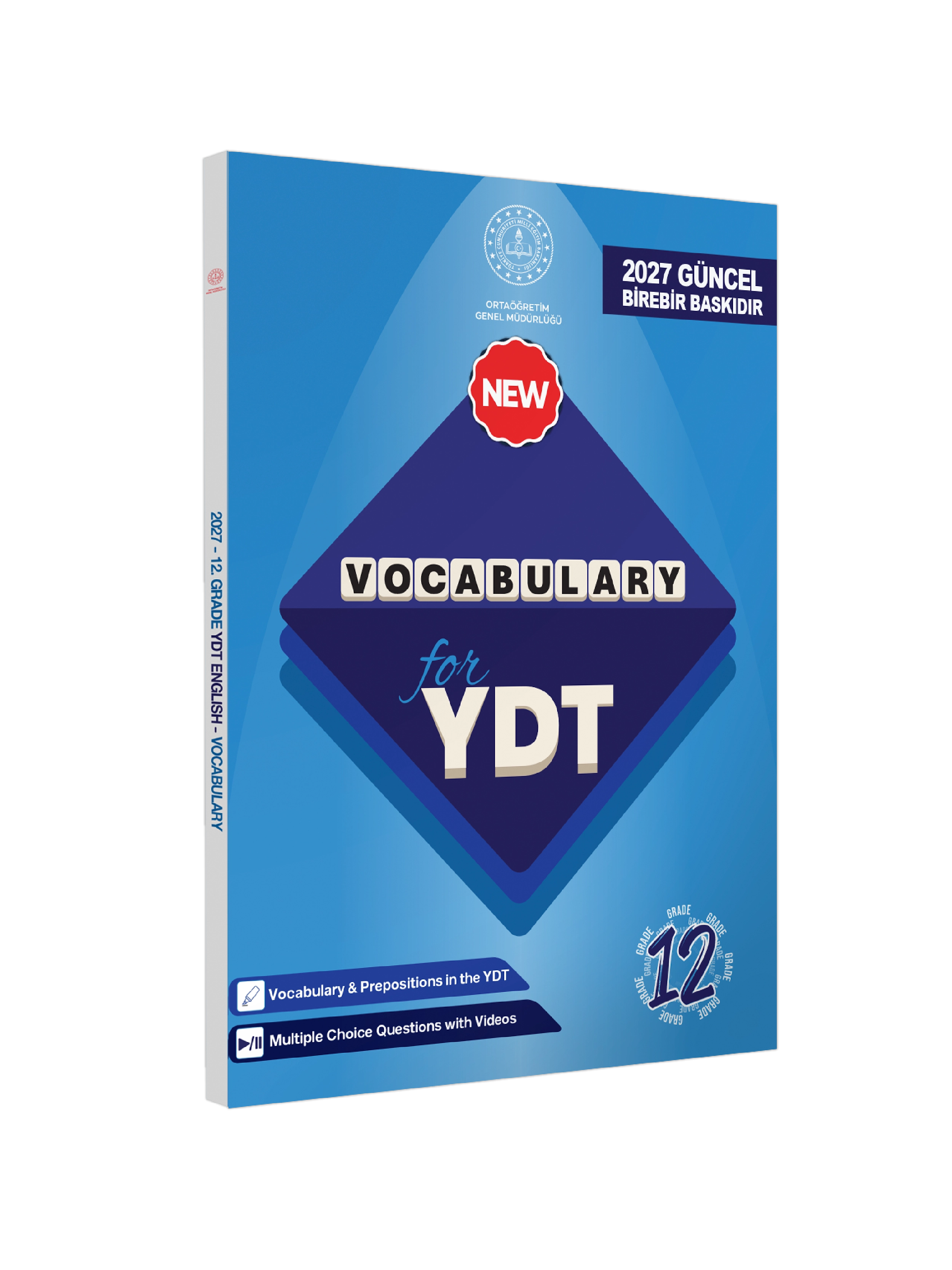 2027 YDT MEBİ İngilizce 12.Sınıf Vocabulary Kelime Bilgisi Soru Bankası Kitabı Çözümlü BASKI ÜCRETİ