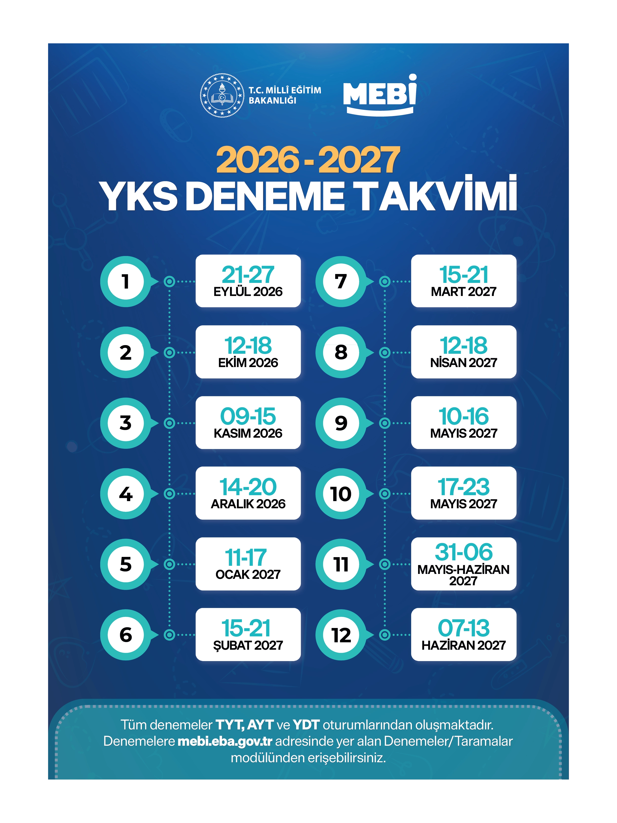 2027 YKS-AYT SÖZEL MEBİ ONLİNE Türkiye Geneli 1. Deneme  Büyük Boy RENKLİ BASKI ÜCRETİ